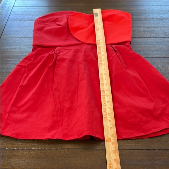 Farm Rio x Anthropologie Strapless Heart Mini Dress Large - Picture 6 of 12